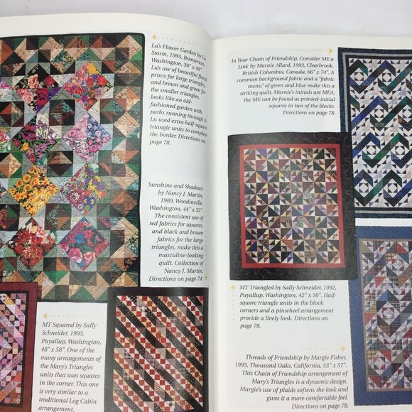 Vintage 1994 ScrapMania More Quick-Pieced Scrap Quilts Book Sally Schneider - Picture 4 of 11